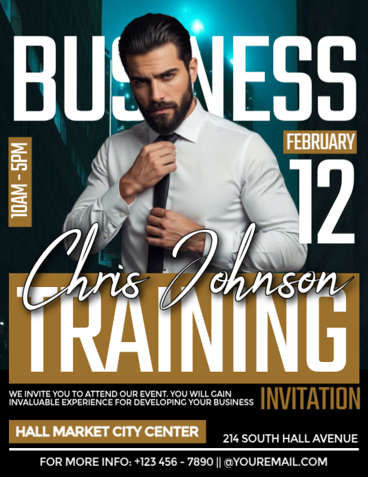 Training Invite Example Business Branding & Training Invitation Template | PosterMyWall