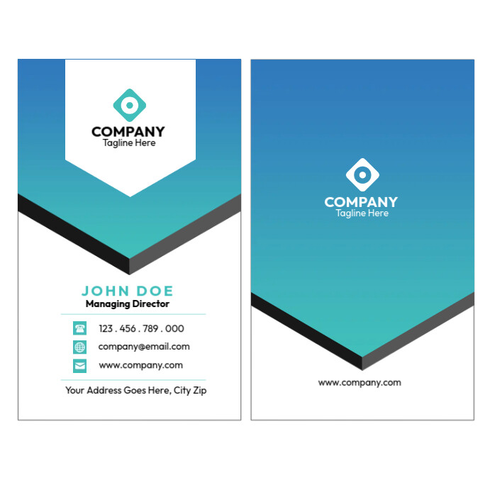 Business Calling Card Template | PosterMyWall
