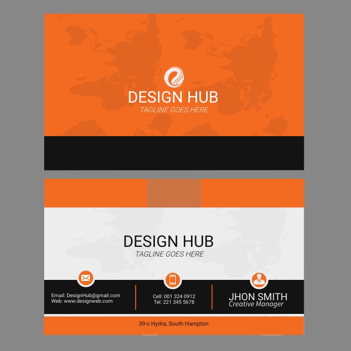 Business Calling Card Ads Template PosterMyWall
