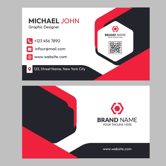 Business Calling Card Template | PosterMyWall