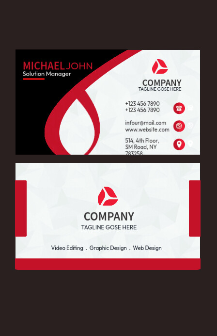 Business Calling Card Template | PosterMyWall