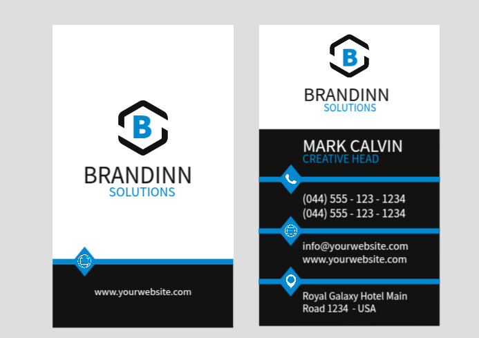 Business Calling Card Template | PosterMyWall