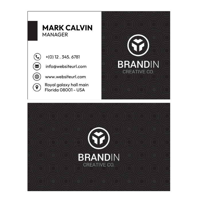 Business Calling Card Template PosterMyWall
