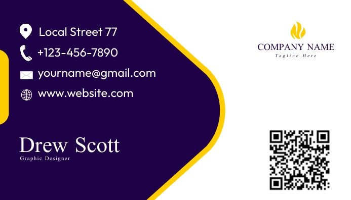 Business card (4) Biglietto da visita template