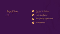Purple Business Card Business Card Template