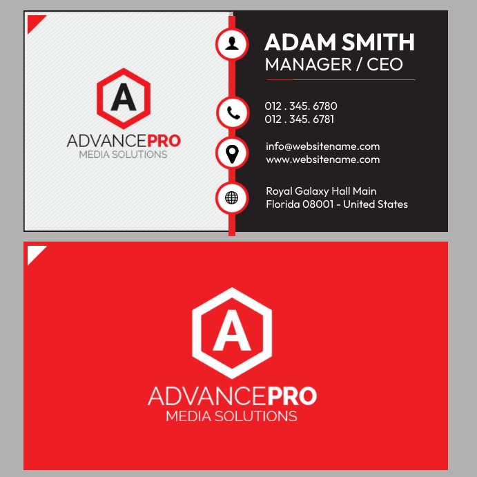 Iklan Kartu Nama Templat | PosterMyWall