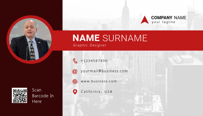 Business card and name card design template Visitkort