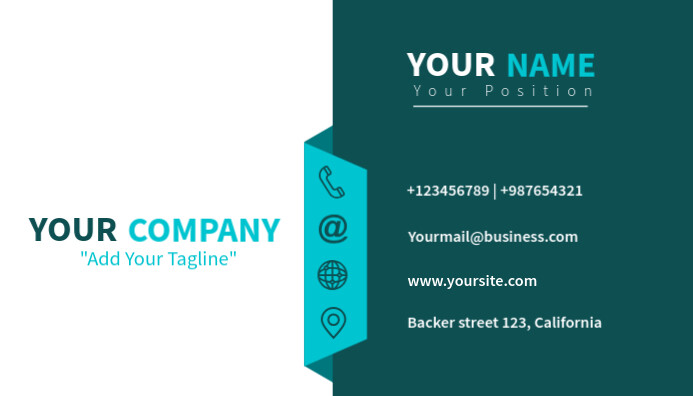 Copy of business card and name card design template | PosterMyWall