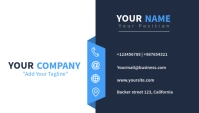 business card and name card design template