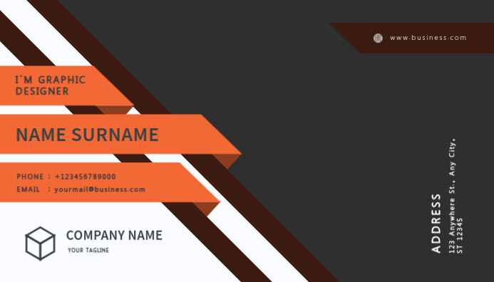 Business card and name card design template | PosterMyWall