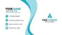 business card and name card design template Biglietto da visita