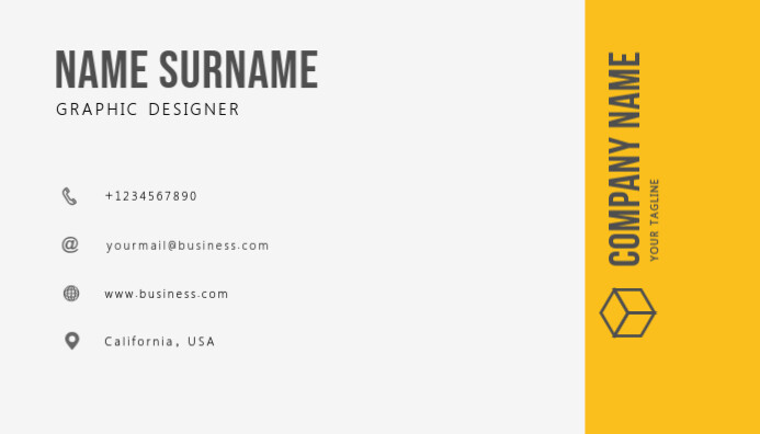 Business card and name card design template