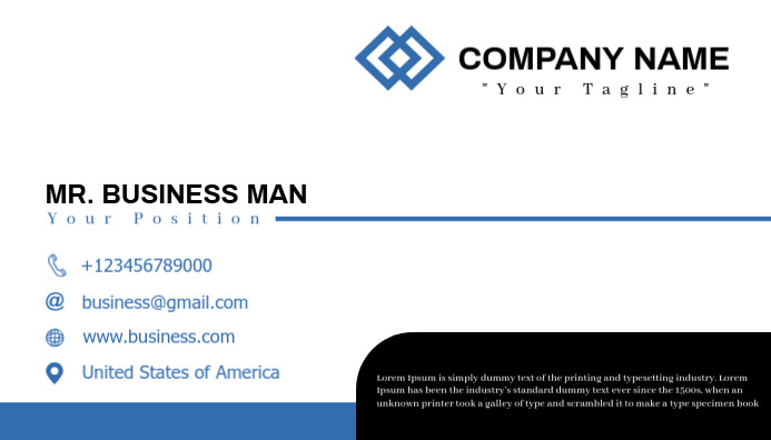 File Name Card Copy of business card and name card design template | PosterMyWall