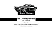 Business Card Automobile template