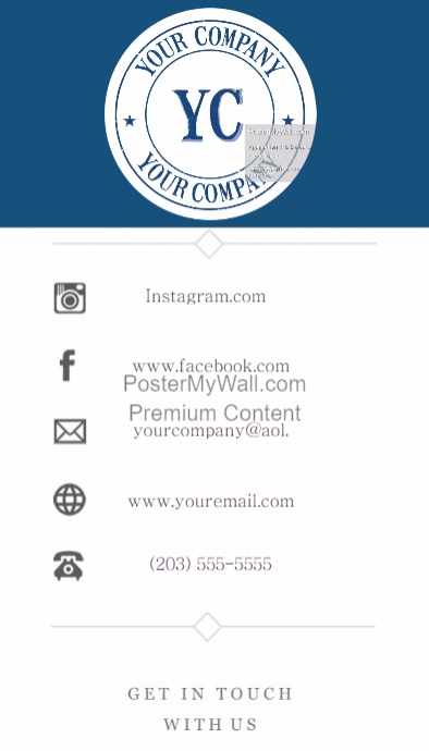 contact card template