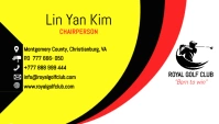 Business card design template