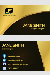 Business card Pinterest Graphic template