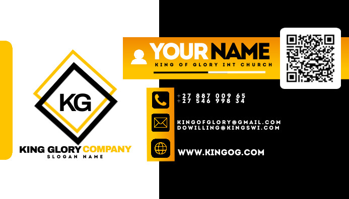 Name Card Template