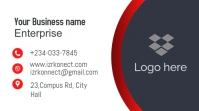 Business card Digital Display (16:9) template