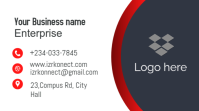 Business card Ekran reklamowy (16:9) template
