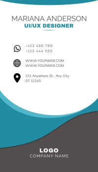 Blanc business card Business Card Template