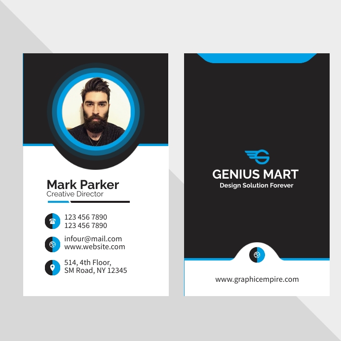 Business Card Template | PosterMyWall