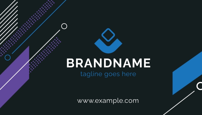 Business Card Front Side V1 template