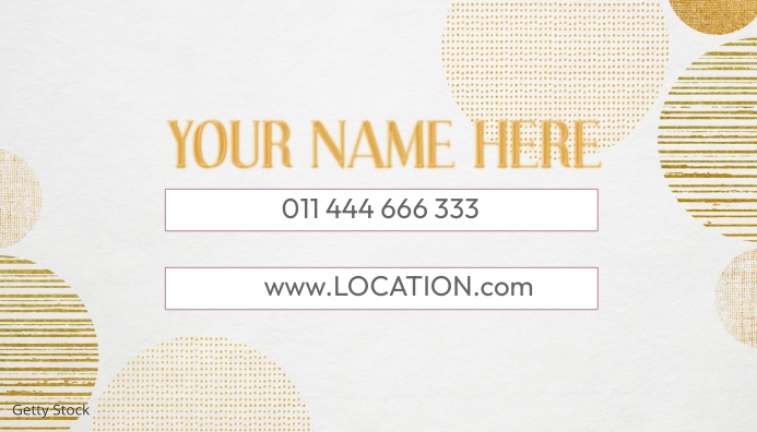 Name Tag Card Design Example BUSINESS CARD / NAME TAG Template | PosterMyWall