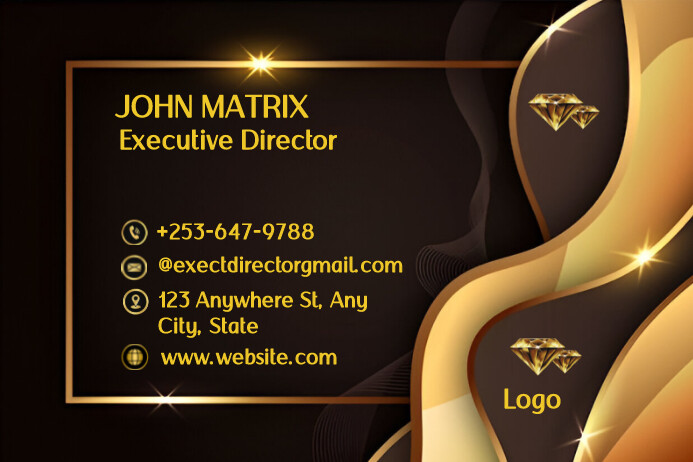 Business card Poster Templat | PosterMyWall