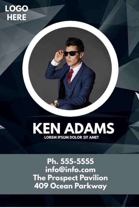 Business card poster template design | PosterMyWall