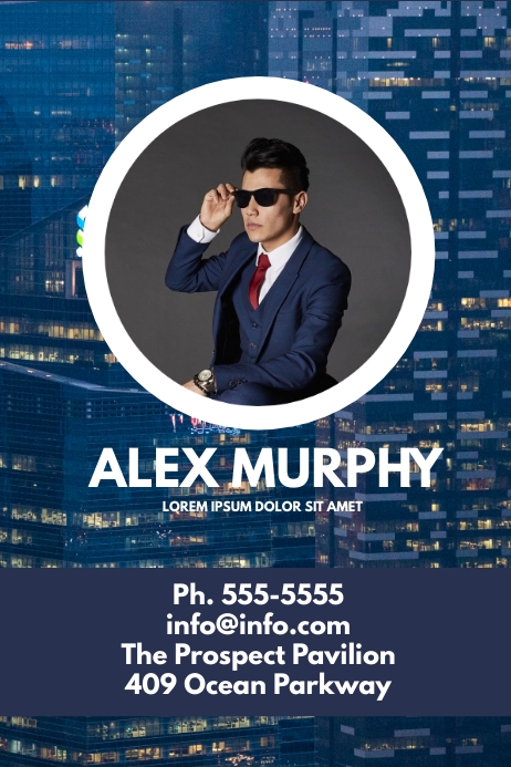 Card Design Poste R Copy of Business card poster template design | PosterMyWall