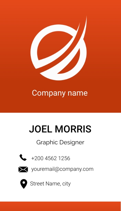 Business card template Biglietto da visita