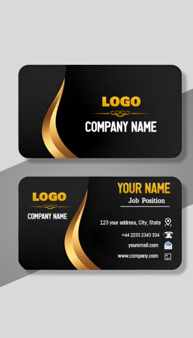 Business card template