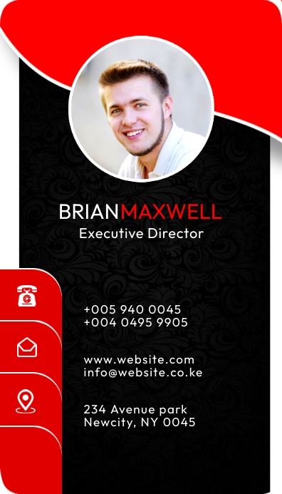 Business card template