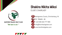 Business card template
