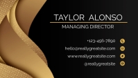 General Manager Note Card General Manager Business Card Template | PosterMyWall