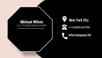 Business cards Carte de visite template