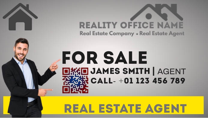 Business cards real estate agent template PosterMyWall Business cards real estate agent template PosterMyWall
