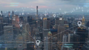Grey business city net YouTube-miniature Template