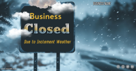 Business Closed ad Facbook shared image Imagen Compartida en Facebook template