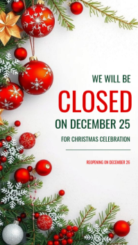 Business Closed Sign Indaba yaku-Instagram template