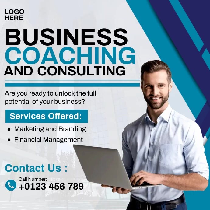 Copy of Business Coaching & Consulting | PosterMyWall
