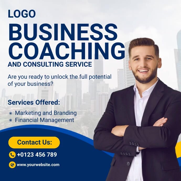 Business Coaching Ads Template | PosterMyWall