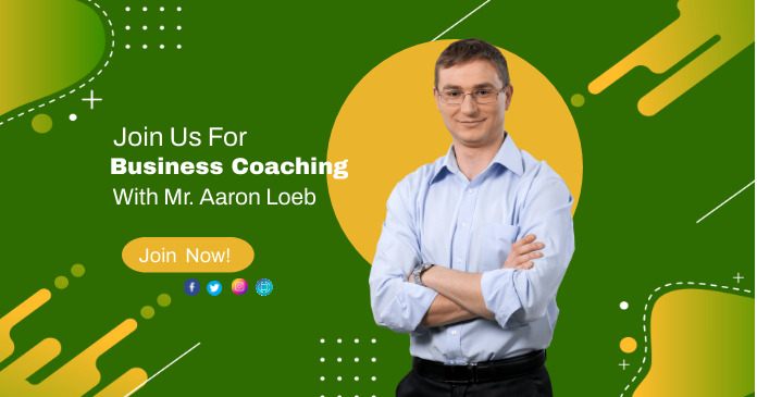 BUSINESS COACHING delt Facebook-billede template