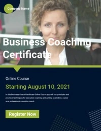 Business Coaching flyer Design Pamflet (VSA Brief) template