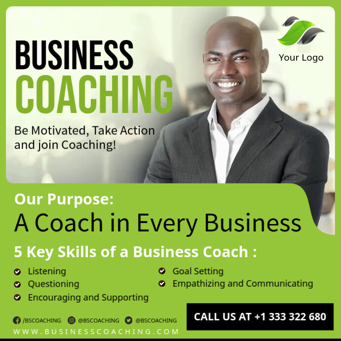 Business coaching session online advertisemen Template | PosterMyWall