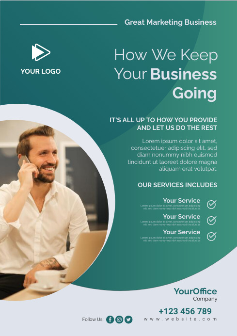 Business Company Poster Template | PosterMyWall