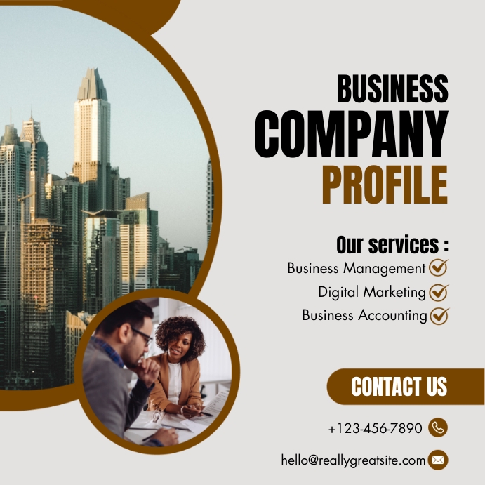 BUSINESS COMPANY PROFILE Template | PosterMyWall
