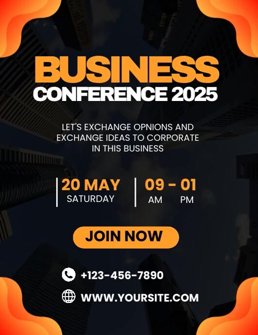 Business Conference 2025 Template PosterMyWall Business Conference 2025 Template PosterMyWall