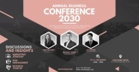 Business Conference Ad Facebook Shared Image template
